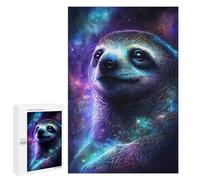 Puzzle pour Adultes 1000 PCS Cosmic Sloth Portrait-22 Puzzles pour Adolescents Découpe De Précision pour Anniversaire, Noël Jouet Jeu Intellectuel 1000 PCS