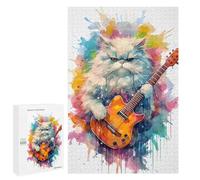 Puzzle pour Adultes 1000 PCS Cute Persian Cat Puzzle Casse-tête Amusant Et Humoristique, Idéal comme Cadeau 1000 PCS