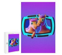 Puzzle pour Adultes 1000 PCS Cute Ponies Puzzle Casse-tête Amusant Et Humoristique, Idéal comme Cadeau 1000 PCS