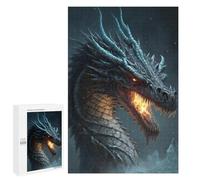 Puzzle pour Adultes 1000 PCS Dragon Fire Breath Fantasy Artwork Puzzles pour Adultes Cadeau d'anniversaire Jeu D'interaction Parent-Enfant Jeu Intellectuel 1000 PCS