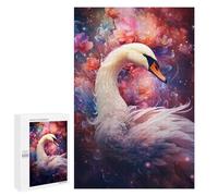 Puzzle pour Adultes 1000 PCS Enchanted Swan Fantasy Casse-tête pour Adolescents, Jeu De Réflexion, Course De Vitesse, Cadeaux d'anniversaire Et Originaux 1000 PCS