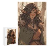 Puzzle pour Adultes 1000 PCS Epic Elf Druid Puzzles pour Adolescents Jeu Manuel Décoration Intérieure Jeu Stimulant Cadeaux 1000 PCS