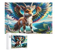 Puzzle pour Adultes 1000 PCS Fantasy Mythical Creature Wings Puzzles pour Adolescents, Jouet, Décoration Murale, Motif À Assembler, Interaction Parent-Enfant 1000 PCS