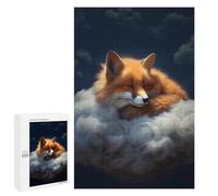 Puzzle pour Adultes 1000 PCS Fox Dreams on Cloud Puzzles pour Adultes - Jouets Anti-Stress - Jeu Stimulant - Cadeaux 1000 PCS
