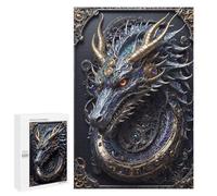 Puzzle pour Adultes 1000 PCS Futuristic Dragon Emperor Puzzles pour Adolescents Jeu Manuel Décoration Intérieure Jeu Stimulant Cadeaux 1000 PCS