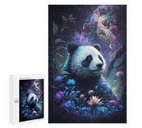 Puzzle pour Adultes 1000 PCS Galactic Panda Garden Puzzles pour Adultes Course De Vitesse Manuelle Activité Parent-Enfant, pour Toute La Famille 1000 PCS