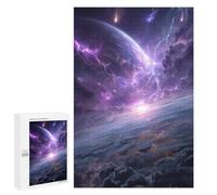 Puzzle pour Adultes 1000 PCS Galactic Stormscape Puzzles pour Adolescents Découpe De Précision pour Anniversaire, Noël Jouet Jeu Intellectuel 1000 PCS