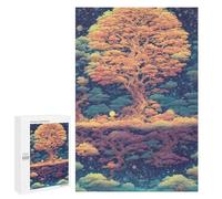 Puzzle pour Adultes 1000 PCS Galactic Tree Symphony Puzzle pour Adultes, Jeu De Réflexion, Cadeau pour Femmes, Activités Amusantes À La Maison, 1000 PCS