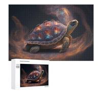 Puzzle pour Adultes 1000 PCS Galactic Turtle in Space -1 Puzzle pour Adultes, Jeu De Réflexion, Cadeau pour Femmes, Activités Amusantes À La Maison, 1000 PCS