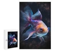 Puzzle pour Adultes 1000 PCS Glowing Fantasy Fish Puzzles pour Adolescents Découpe De Précision pour Anniversaire, Noël Jouet Jeu Intellectuel 1000 PCS