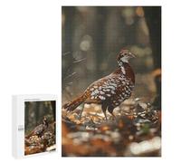 Puzzle pour Adultes 1000 PCS Grouse Bird in The Forest Puzzles pour Adolescents Jeux De Société Difficile Difficile Est Idéal comme Cadeau 1000 PCS