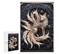 Puzzle pour Adultes 1000 PCS Legend Nine Tailed Fox Puzzle pour Adultes Jeux Relaxants pour S'amuser en Famille Jeu Stimulant Cadeaux 1000 PCS