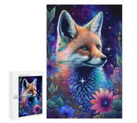 Puzzle pour Adultes 1000 PCS Magical Fox in Starry Garden -1 Puzzles pour Adolescents Découpe De Précision pour Anniversaire, Noël Jouet Jeu Intellectuel 1000 PCS