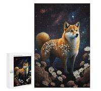 Puzzle pour Adultes 1000 PCS Magical Fox in Starry Night Puzzles pour Adultes Course De Vitesse Manuelle Activité Parent-Enfant, pour Toute La Famille 1000 PCS