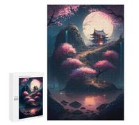 Puzzle pour Adultes 1000 PCS Mystical Night The Lake Puzzles pour Adolescents Jeux Relaxants Cadeaux pour Femmes Cadeaux Uniques pour Anniversaire Et Noël 1000 PCS