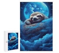 Puzzle pour Adultes 1000 PCS Night Sloth Dreamscape Puzzles pour Adolescents, Jouet, Décoration Murale, Motif À Assembler, Interaction Parent-Enfant 1000 PCS