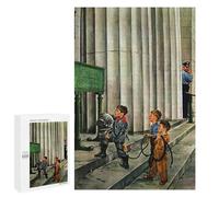 Puzzle pour Adultes 1000 PCS on The Stairs Puzzles pour Adolescents Jeux De Société Difficile Difficile Est Idéal comme Cadeau 1000 PCS