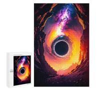 Puzzle pour Adultes 1000 PCS Orange Portal Puzzles pour Adolescents Jeu Manuel Décoration Intérieure Jeu Stimulant Cadeaux 1000 PCS