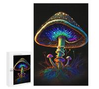 Puzzle pour Adultes 1000 PCS Paint Mushroom Puzzles pour Adolescents Jeux De Société Difficile Difficile Est Idéal comme Cadeau 1000 PCS