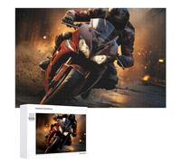 Puzzle pour Adultes 1000 PCS Racing Through The Flames Casse-tête pour Adolescents, Jeu De Réflexion, Course De Vitesse, Cadeaux d'anniversaire Et Originaux 1000 PCS