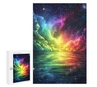 Puzzle pour Adultes 1000 PCS Rainbow Sky Reflections-1 Puzzles pour Adultes Course De Vitesse Manuelle Activité Parent-Enfant, pour Toute La Famille 1000 PCS
