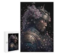 Puzzle pour Adultes 1000 PCS Samurai Warrior with Cherry Blossoms-8 Puzzles pour Adultes Course De Vitesse Manuelle Activité Parent-Enfant, pour Toute La Famille 1000 PCS