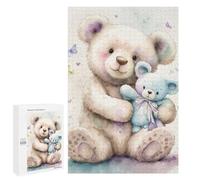 Puzzle pour Adultes 1000 PCS Teddy Bears Cuddling Puzzle pour Adultes, Jeu Manuel, Décoration Murale, Cadeau d'anniversaire Et Cadeau Unique 1000 PCS