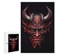 Puzzle pour Adultes 1000 PCS Tradition NOH Hannya Mask Puzzles pour Adolescents Jeux De Société Difficile Difficile Est Idéal comme Cadeau 1000 PCS