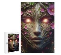 Puzzle pour Adultes 1000 PCS Tree Spirit Face Puzzles pour Adolescents Jeu Manuel Décoration Intérieure Jeu Stimulant Cadeaux 1000 PCS