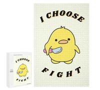 Puzzle pour Adultes 1000 PCS Violence Funny Duck Fight Puzzles pour Adolescents Jeux Relaxants Cadeaux pour Femmes Cadeaux Uniques pour Anniversaire Et Noël 1000 PCS