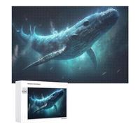 Puzzle pour Adultes 1000 PCS Whale in Space Wallpaper-8 Casse-tête pour Adolescents, Jeu De Réflexion, Course De Vitesse, Cadeaux d'anniversaire Et Originaux 1000 PCS