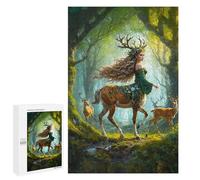 Puzzle pour Adultes 1000 PCS Whispers in The Wildwood Puzzles pour Adolescents Jeux De Société Difficile Difficile Est Idéal comme Cadeau 1000 PCS