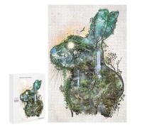 Puzzle pour Adultes 1000 PCS Wild Hare Rabbit Puzzle pour Adultes, Jeu Manuel, Décoration Murale, Cadeau d'anniversaire Et Cadeau Unique 1000 PCS