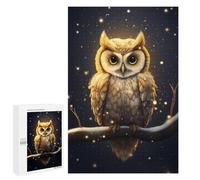 Puzzle pour Adultes 1000 PCS Winter Night Owl Puzzles pour Adultes Cadeau d'anniversaire Jeu D'interaction Parent-Enfant Jeu Intellectuel 1000 PCS