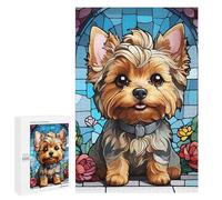 Puzzle pour Adultes 1000 PCS Yorkshire Terrier Puzzle pour Adultes, Jeu De Réflexion, Décoration Murale, Idéal comme Cadeau 1000 PCS
