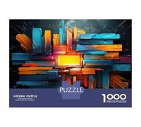 Puzzle pour Adultes 1000 Pièces Abstract 3D Artwork Puzzle Jeux Relaxants Défi Difficile Cadeaux Uniques pour Anniversaire Et Noël 70x50cm/1000pcs