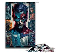 Puzzle pour Adultes 1000 pièces Affiche Vintage de Super héros Jeu Amusant 75x50cm