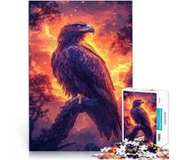 Puzzle pour Adultes 1000 pièces Aigle Aidez Le Cerveau à exercer des Jouets addictifs pour cultiver la Patience Une œuvre d'art 38x26cm
