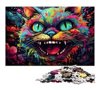 Puzzle pour Adultes 1000 pièces Alice au Pays des Merveilles Chaque pièce est Unique Jeu Familial Stimulant et Amusant 1000 pièces (75 x 50 cm)