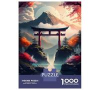 Puzzle pour Adultes 1000 Pièces Amazing Landscape Torii Puzzles pour Adolescents, Jeu Manuel, Cadeaux pour Femmes, Cadeaux De Noël Et d'anniversaire 52x38cm/1000pcs