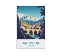 Puzzle pour Adultes 1000 pièces, Andorre Europe, Puzzle en Papier 1000 pièces, Jeu de détente pour Adultes, 70 x 50 cm