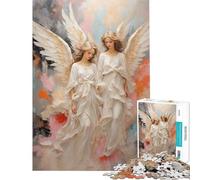 Puzzle pour Adultes 1000 pièces Anges Difficile et Stimulant Améliore la mémoire Jouet éducatif pour Les 14 Ans et Plus (38x52cm)