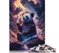 Puzzle pour Adultes 1000 pièces Animal Panda Fantasy Puzzles pour Adultes Puzzle pour Adolescents Jeu de Puzzle Jouet Cadeau 1000 pièces (75x50cm)