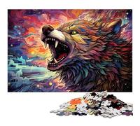 Puzzle pour Adultes 1000 pièces Animaux de l'Antiquité Puzzle pour Adultes Jeux de Famille en Bois Cadeaux d'anniversaire de Noël 1000 pièces (75 x 50 cm)