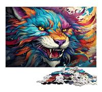 Puzzle pour Adultes 1000 pièces Animaux fantastiques en Couleurs Chaque pièce est Unique - Jeu Familial Stimulant et Amusant 1000 pièces (38 x 26 cm)