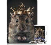 Puzzle pour Adultes 1000 pièces Animaux Mignons Roi Jeu éducatif Familial Apprentissage et éducation Dimensions 38x52cm