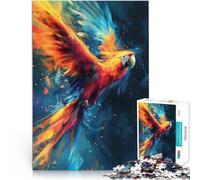 Puzzle pour Adultes 1000 pièces Animaux perroquets Le Puzzle 26x38cm Soulagement du Stress Staycation Tuez Le Temps pour Les 14 Ans et Plus