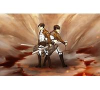 Puzzle pour Adultes 1000 pièces Anime Attack on Titan Puzzles pour Enfants Jouets éducatifs Jeu intellectuel Cadeau Adolescent DIY Jouets de Divertissement à domicile26x38cm
