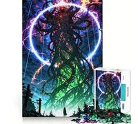 Puzzle pour Adultes 1000 pièces Arbre de l'Infini︰ L'Émergence de la Faille Jeu de Découpe Précise et Cognitif Jouet Détente Décoration Murale de Noël (38x26cm)