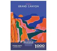 Puzzle pour Adultes 1000 Pièces Arizona Grand Canyon Puzzle pour Adolescents pour S'amuser en Famille, Défi Éducatif, Cadeau d'anniversaire Unique 70x50cm/1000pcs